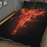 Phoenix Angel Print Quilt Bed Set