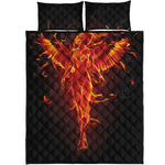 Phoenix Angel Print Quilt Bed Set