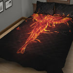 Phoenix Angel Print Quilt Bed Set