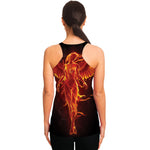 Phoenix Angel Print Women's Racerback Tank Top