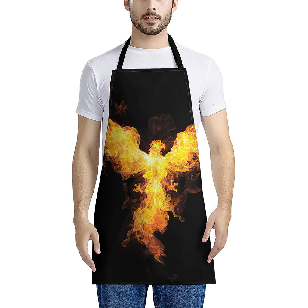 Phoenix Firebird Print Apron