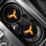 Phoenix Firebird Print Car Coasters