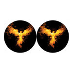 Phoenix Firebird Print Car Coasters