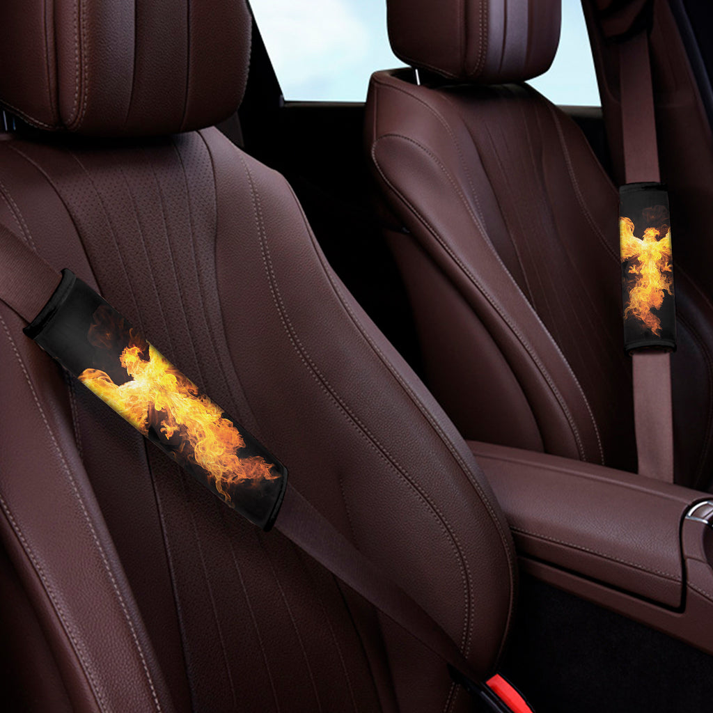 Phoenix Firebird Print Car Seat Belt Covers
