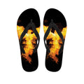 Phoenix Firebird Print Flip Flops