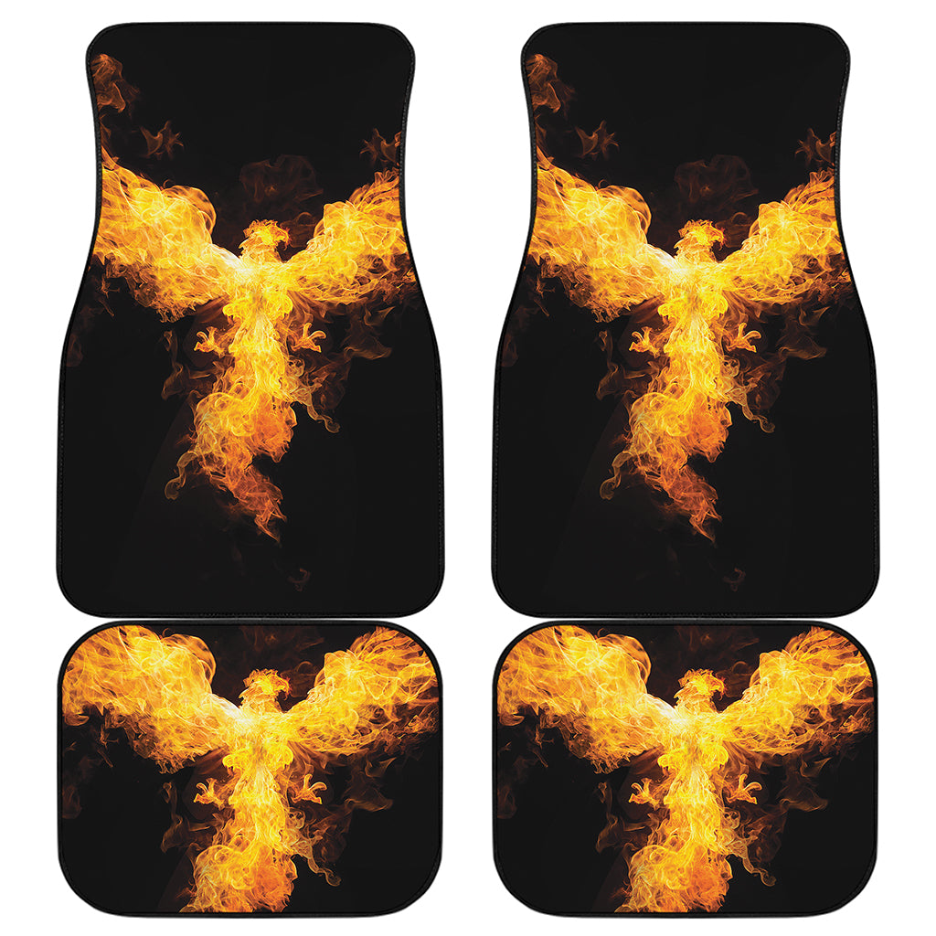 Phoenix Firebird Print Front and Back Car Floor Mats