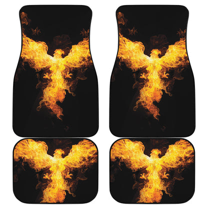 Phoenix Firebird Print Front and Back Car Floor Mats