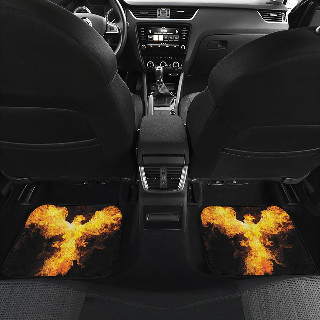 Phoenix Firebird Print Front and Back Car Floor Mats