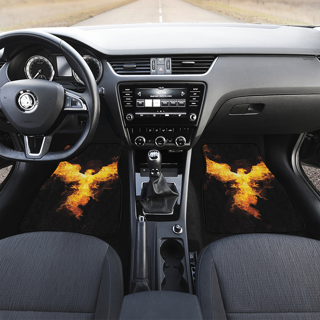 Phoenix Firebird Print Front Car Floor Mats