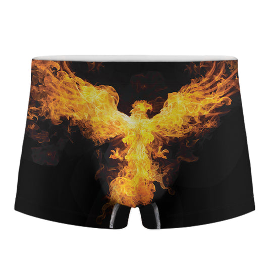 Phoenix Firebird Print Men's Boxer Briefs