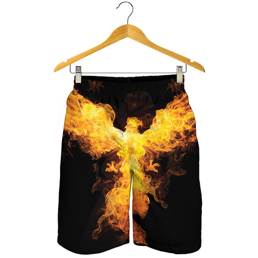 Phoenix Firebird Print Men's Shorts