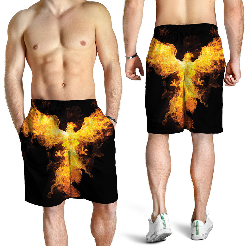 Phoenix Firebird Print Men's Shorts