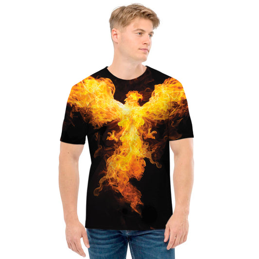 Phoenix Firebird Print Men's T-Shirt