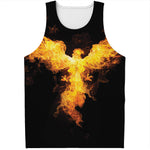 Phoenix Firebird Print Men's Tank Top