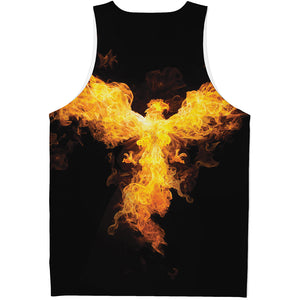 Phoenix Firebird Print Men's Tank Top