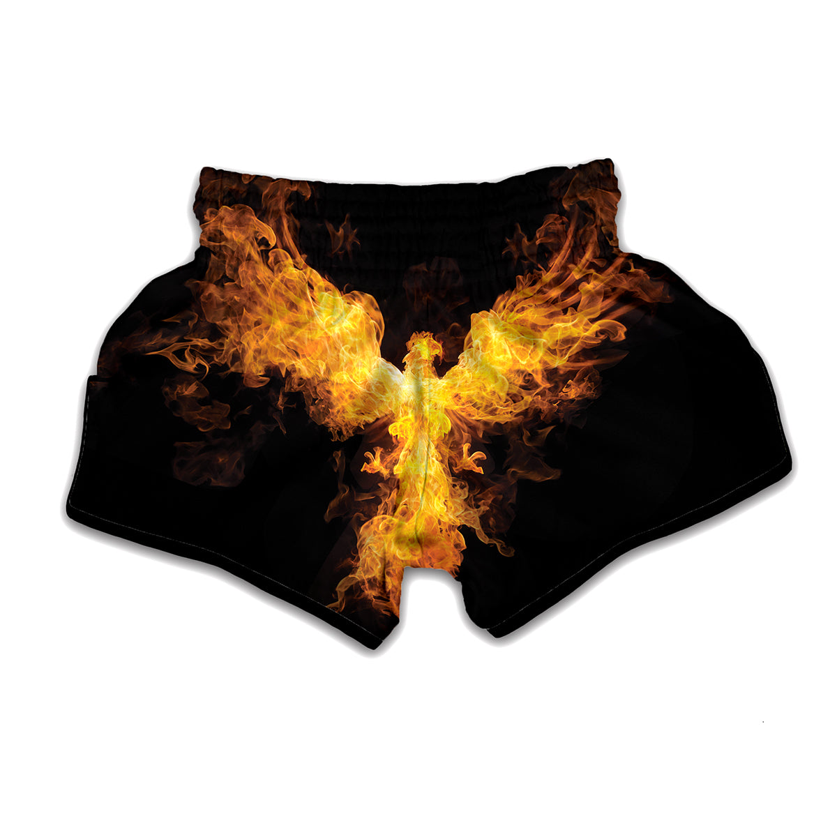 Phoenix Firebird Print Muay Thai Boxing Shorts