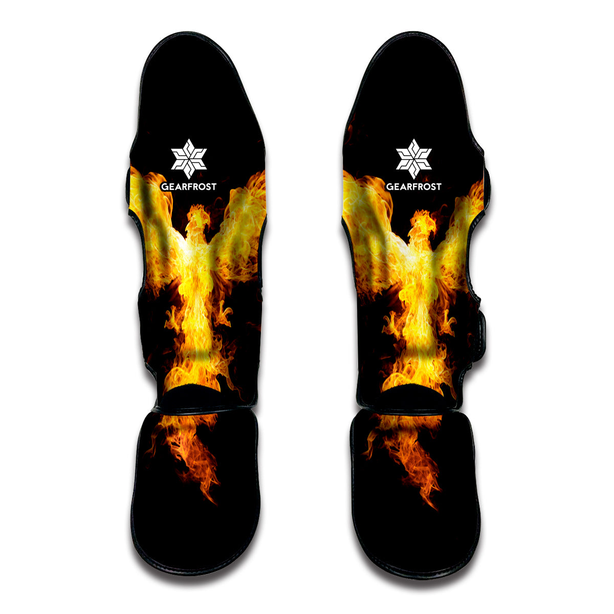 Phoenix Firebird Print Muay Thai Shin Guard