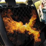 Phoenix Firebird Print Pet Car Back Seat Cover