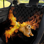 Phoenix Firebird Print Pet Car Back Seat Cover