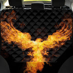 Phoenix Firebird Print Pet Car Back Seat Cover