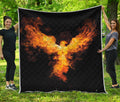 Phoenix Firebird Print Quilt
