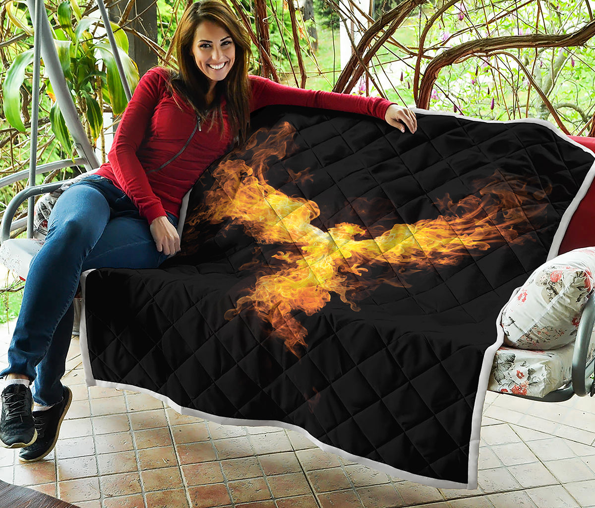 Phoenix Firebird Print Quilt