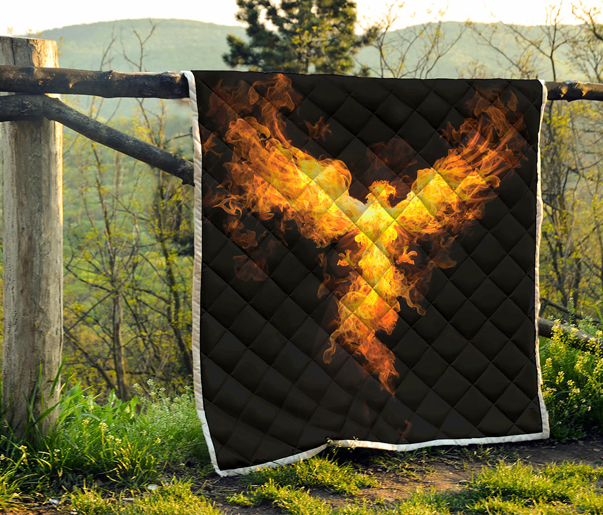 Phoenix Firebird Print Quilt