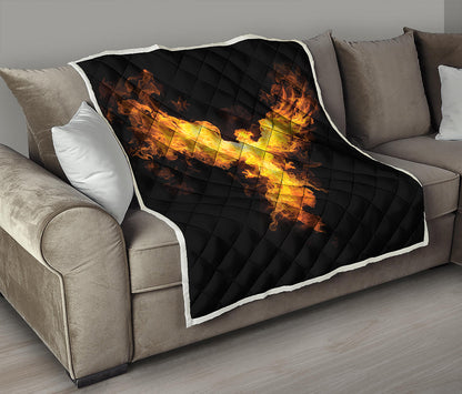 Phoenix Firebird Print Quilt