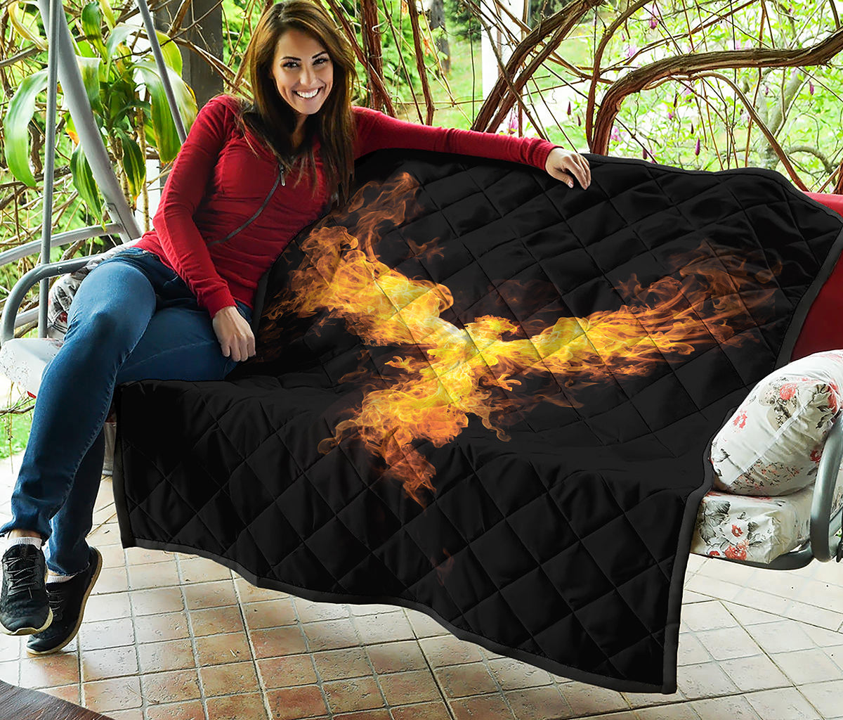 Phoenix Firebird Print Quilt