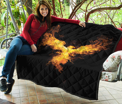 Phoenix Firebird Print Quilt