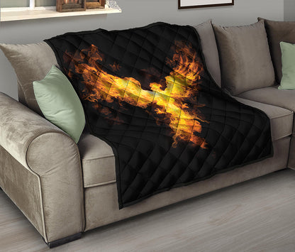 Phoenix Firebird Print Quilt