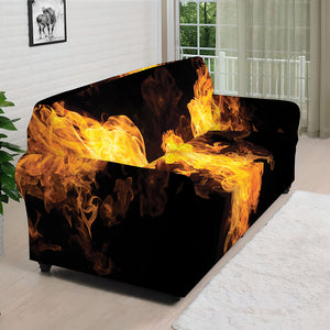 Phoenix Firebird Print Sofa Cover