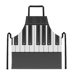Piano Keyboard Print Apron