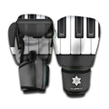 Piano Keyboard Print Boxing Gloves
