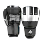 Piano Keyboard Print Boxing Gloves