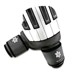 Piano Keyboard Print Boxing Gloves