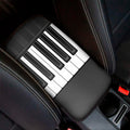 Piano Keyboard Print Car Center Console Cover