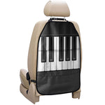 Piano Keyboard Print Car Seat Organizers
