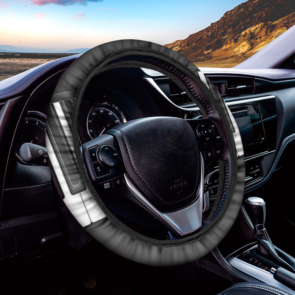 Piano Keyboard Print Car Steering Wheel Cover