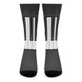 Piano Keyboard Print Crew Socks