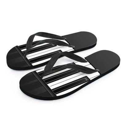 Piano Keyboard Print Flip Flops