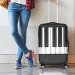 Piano Keyboard Print Luggage Cover