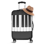 Piano Keyboard Print Luggage Cover