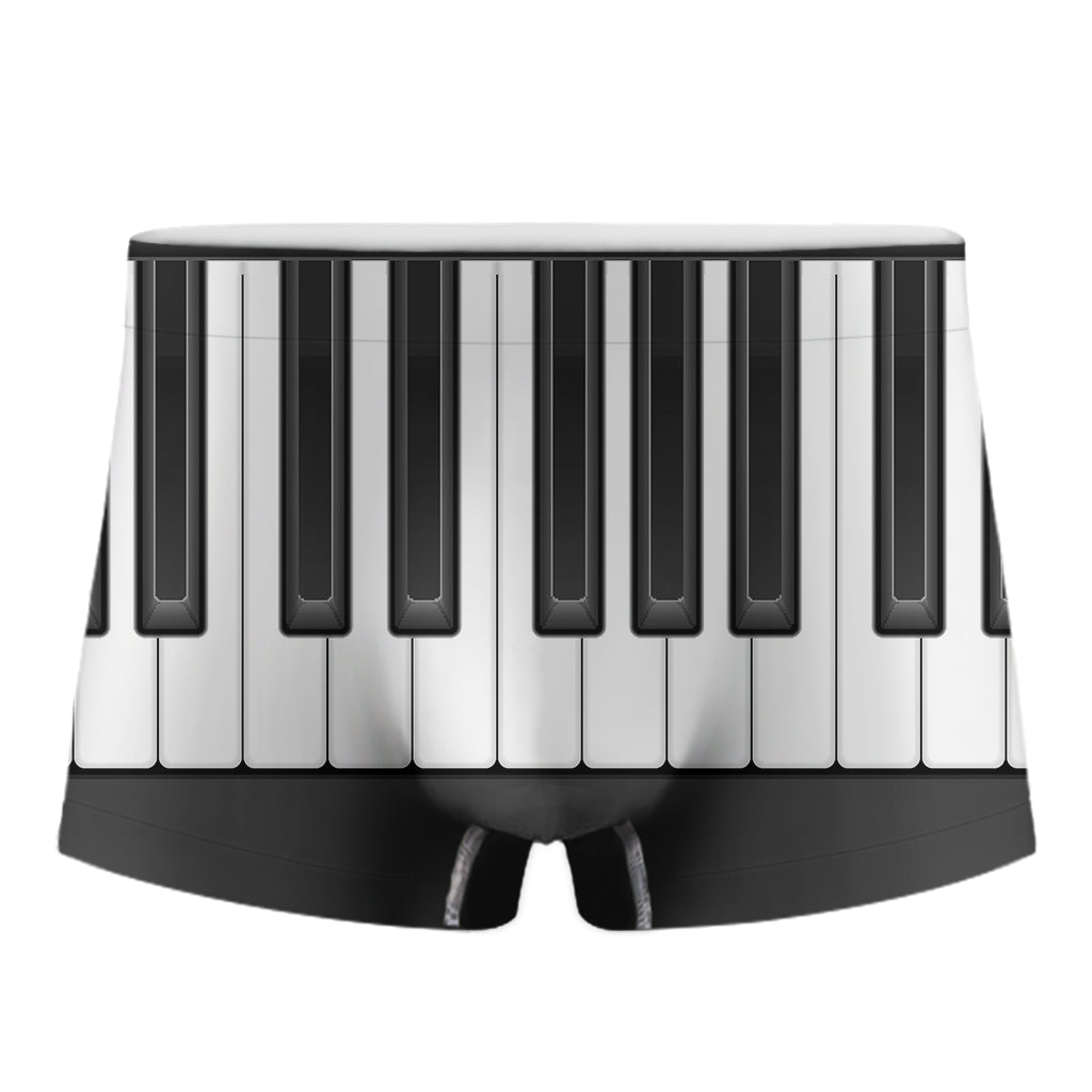 Piano Keyboard Print Men's Boxer Briefs