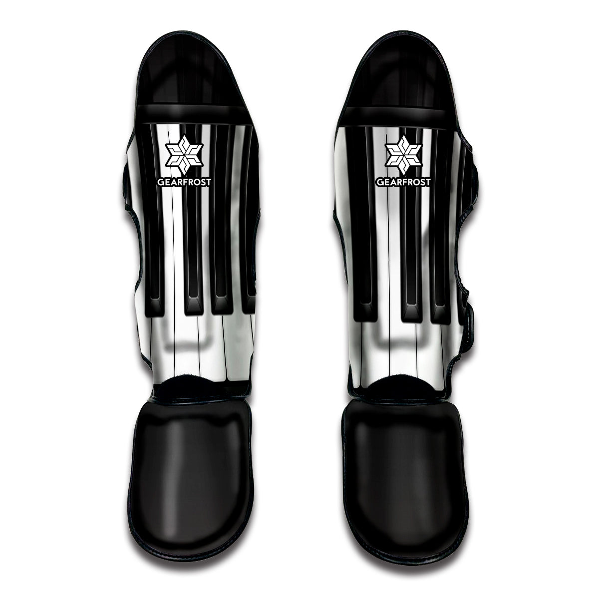 Piano Keyboard Print Muay Thai Shin Guard