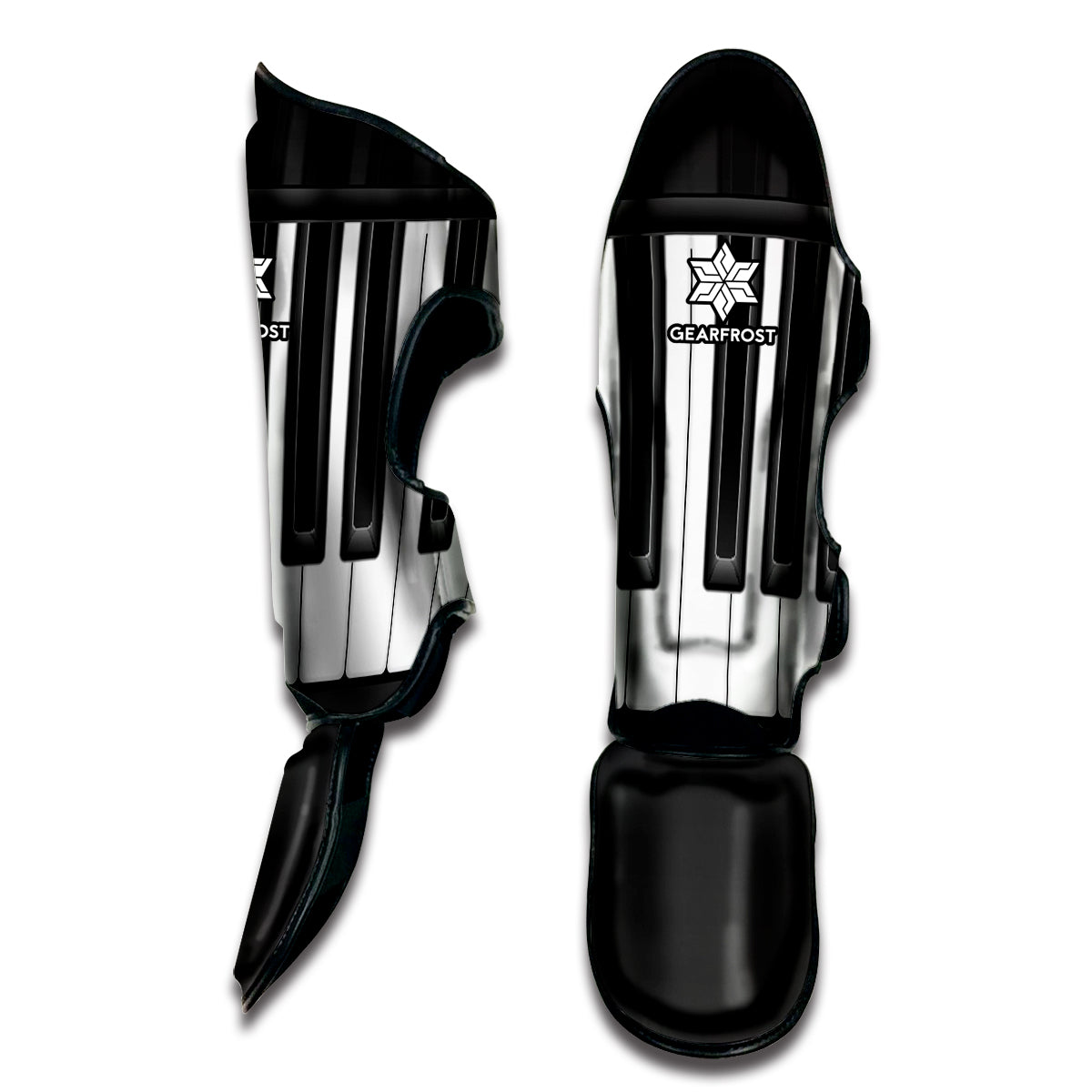 Piano Keyboard Print Muay Thai Shin Guard