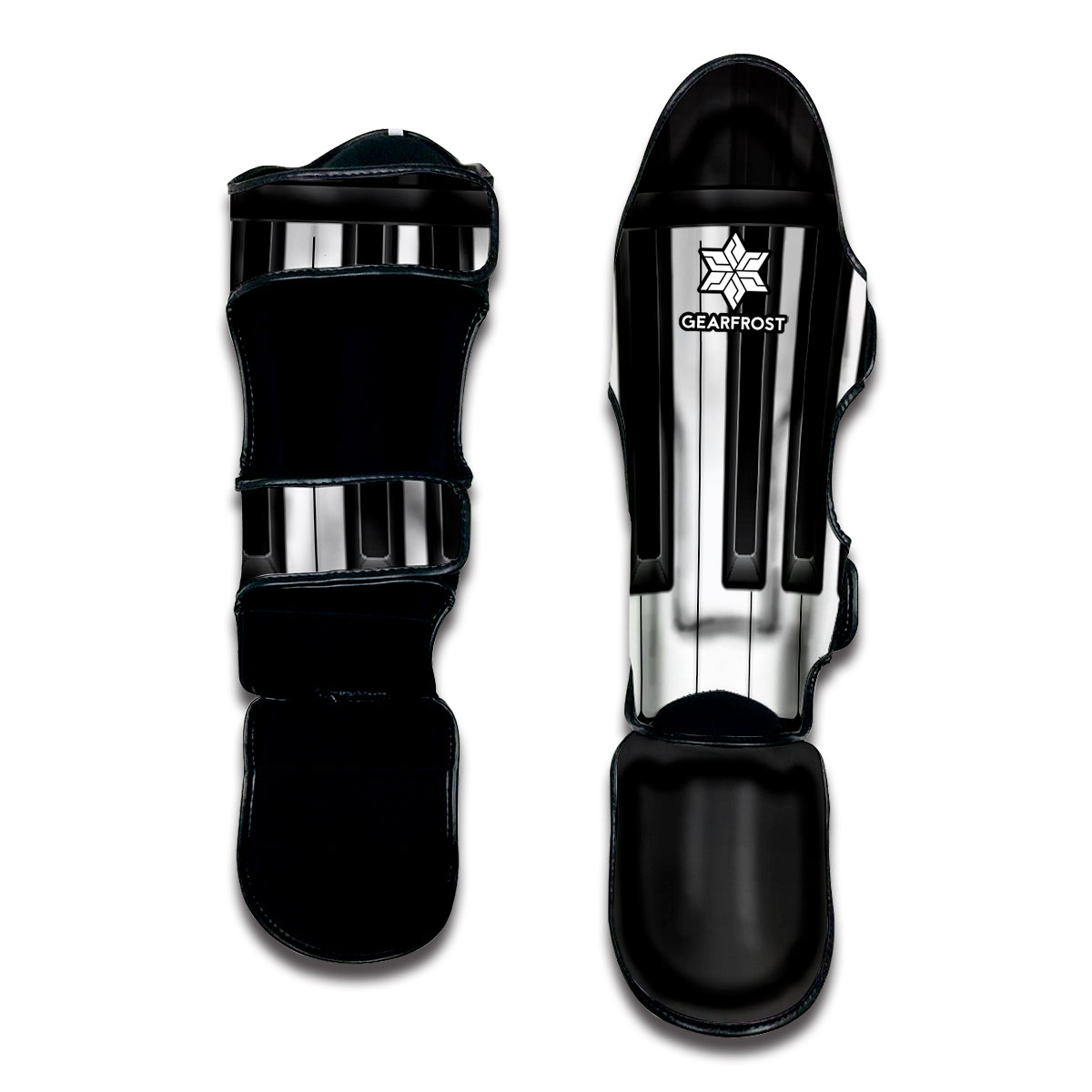 Piano Keyboard Print Muay Thai Shin Guard