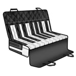 Piano Keyboard Print Pet Car Back Seat Cover