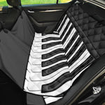 Piano Keyboard Print Pet Car Back Seat Cover