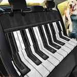 Piano Keyboard Print Pet Car Back Seat Cover